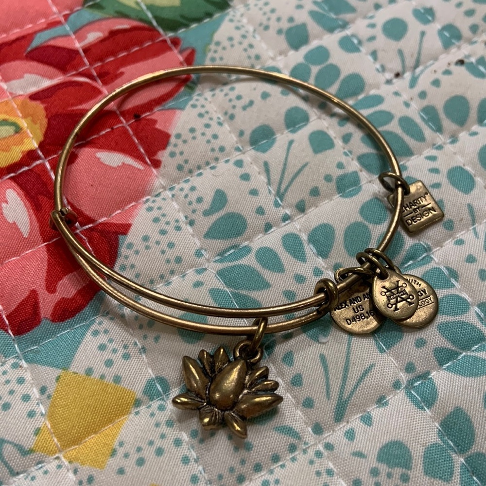 Alex and Ani Lotus Flower